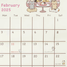 Fuku Fuku Nyanko 2025年壁掛けカレンダー