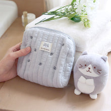 ふくふくにゃんこ コットンスクエアポーチ