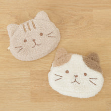 ふくふくにゃんこ ぽわぽわフラットフェイスポーチ