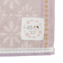 ふくふくにゃんこ フラワータオルチーフ