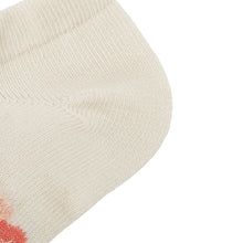 ふくふくにゃんこ  花柄刺繍ショートソックス