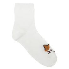 ふくふくにゃんこ  穴があきにくいクルーソックス