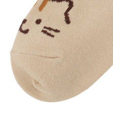 ふくふくにゃんこ  穴があきにくいクルーソックス