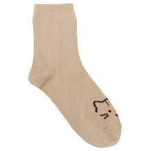 ふくふくにゃんこ  穴があきにくいクルーソックス