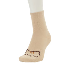 ふくふくにゃんこ  穴があきにくいクルーソックス