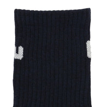 ふくふくにゃんこ バックロゴクルーソックス