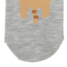 ふくふくにゃんこ バックロゴクルーソックス