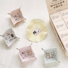 ふくふくにゃんこ 折りたためる小物入れ【ガチャガチャ販売】