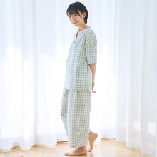 サッカーチェック半袖パジャマ