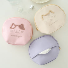 ふくふくにゃんこ おかおさがらラウンドティッシュポーチ