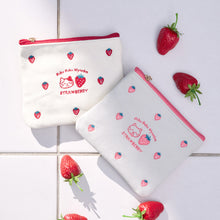 ふくふくにゃんこ いちごティッシュポーチ