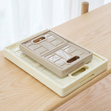 ふくふくにゃんこ プラ折り畳めるコンテナボックス(Sサイズ)