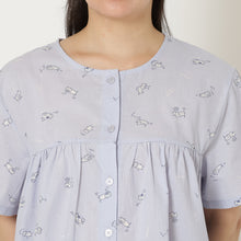 ふくふくにゃんこ  シーチング半袖パジャマ