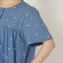 ふくふくにゃんこ  シーチング半袖パジャマ