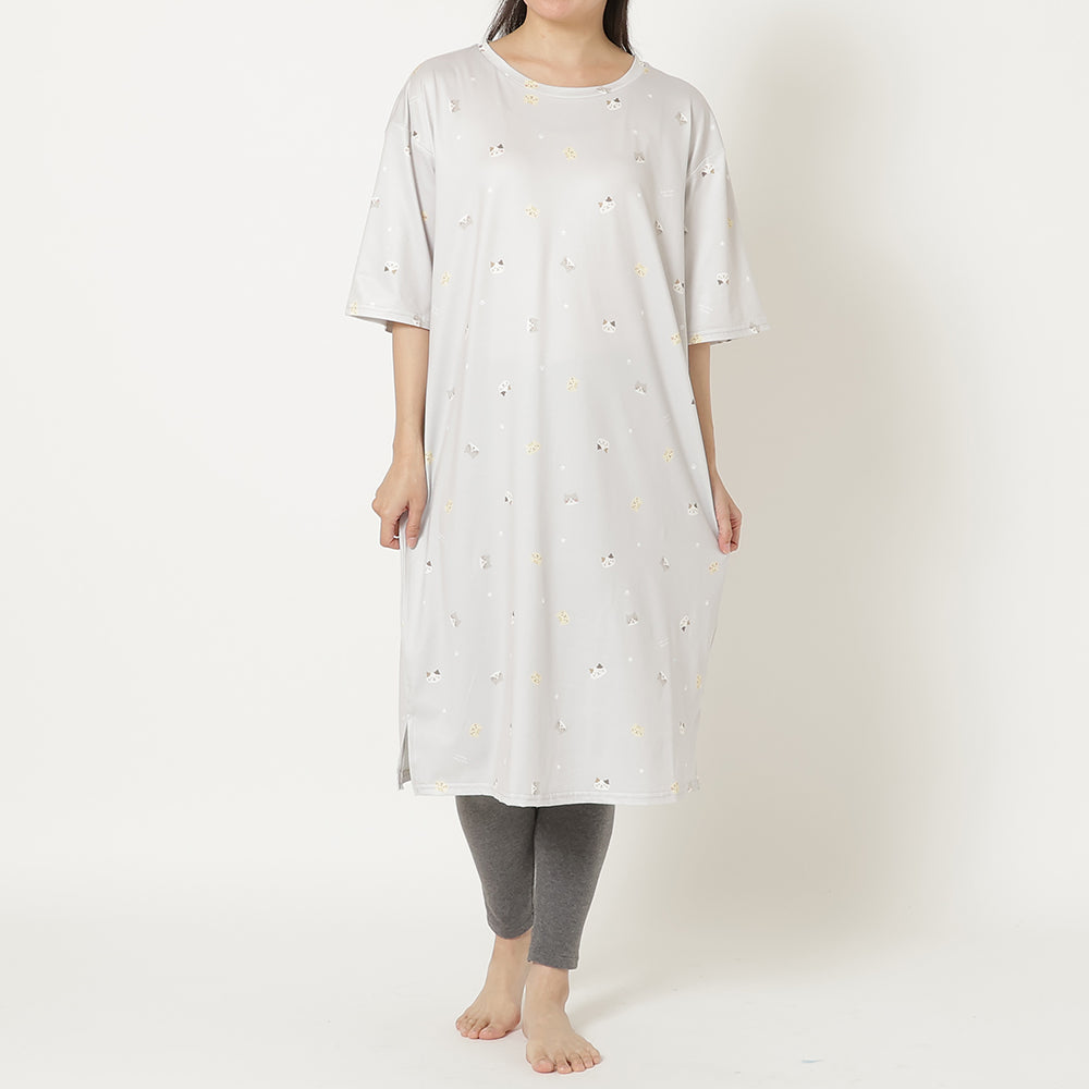 ふくふくにゃんこ やわらか涼感ワンピース – HAPiNS online shop