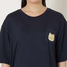 ふくふくにゃんこ とろみ冷感ワンピース