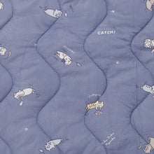 ふくふくにゃんこ 接触冷感CATCH敷きパッド(ダブル)【WEB限定】