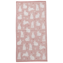 HOMY ANIMALS 無撚糸ジャガードバスタオル