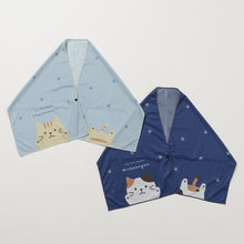 ふくふくにゃんこ クールメーカー冷却 ロングタオル