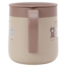 ふくふくにゃんこ ちょこんとふた付きステンレスマグ