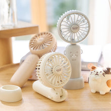 ふくふくにゃんこ 静音3WAYアロマハンディファン