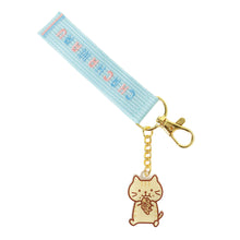 ふくふくにゃんこ チャチャ丸バースデー刺繡タグキーホルダー