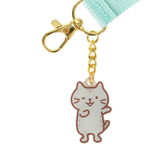 ふくふくにゃんこ バースデー刺繡タグキーホルダー