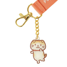 ふくふくにゃんこ スコアバースデー刺繡タグキーホルダー