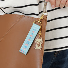 ふくふくにゃんこ チャチャ丸バースデー刺繡タグキーホルダー