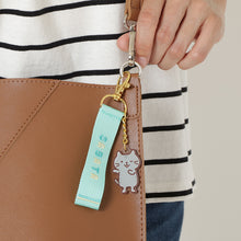 ふくふくにゃんこ バースデー刺繡タグキーホルダー