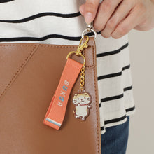 ふくふくにゃんこ スコアバースデー刺繡タグキーホルダー