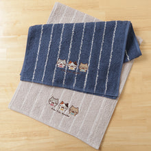 ふくふくにゃんこ ひげにゃんこフェイスタオル