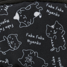 ふくふくにゃんこ カラビナ付きミニラウンドケース