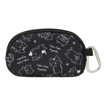 ふくふくにゃんこ カラビナ付きミニラウンドケース