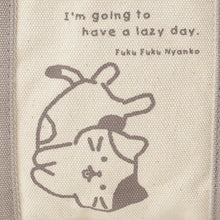 ふくふくにゃんこ ごろにゃん仕切り付きミニトート