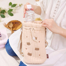 ふくふくにゃんこ コットンボトルショルダー