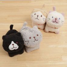 ふくふくにゃんこ みつめてマスコット(サバ太・クロ助・スコア・シャーシャ)