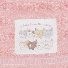 ふくふくにゃんこ みつめてフェイスタオル
