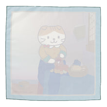 ふくふくにゃんこ 風呂敷【ガチャガチャ販売】