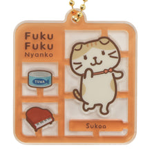 ふくふくにゃんこ スコア バースデープラモ風アクリルキーホルダー