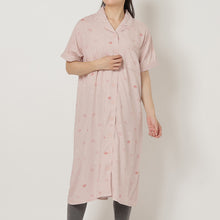 ふくふくにゃんこ レーヨンプリント前開きワンピース