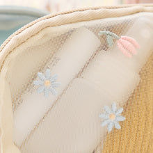 ふくふくにゃんこ フラワーメッシュポーチ