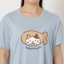 ふくふくにゃんこ コクーンTシャツ