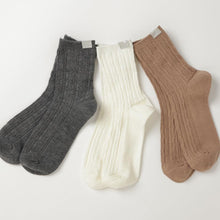 ふくふくにゃんこ ケーブルソックス