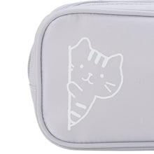 ふくふくにゃんこ ひょっこりメッシュ ペンポーチ 二層式