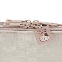 ふくふくにゃんこ ひょっこりメッシュ ガジェットポーチ 二層式収納