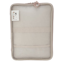 ふくふくにゃんこ ひょっこりメッシュ タブレットケース メッシュポケット付き・二層式収納