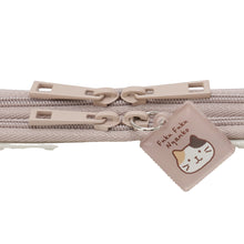 ふくふくにゃんこ ひょっこりメッシュ タブレットケース メッシュポケット付き・二層式収納