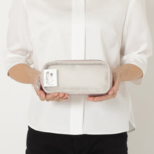 ふくふくにゃんこ ひょっこりメッシュ ペンポーチ 二層式