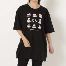 ふくふくにゃんこ おみやげTシャツ②スシ